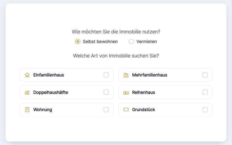 Vorschau: Immobiliensuche